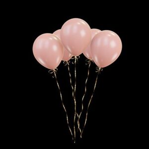 Pinke Heliumballons